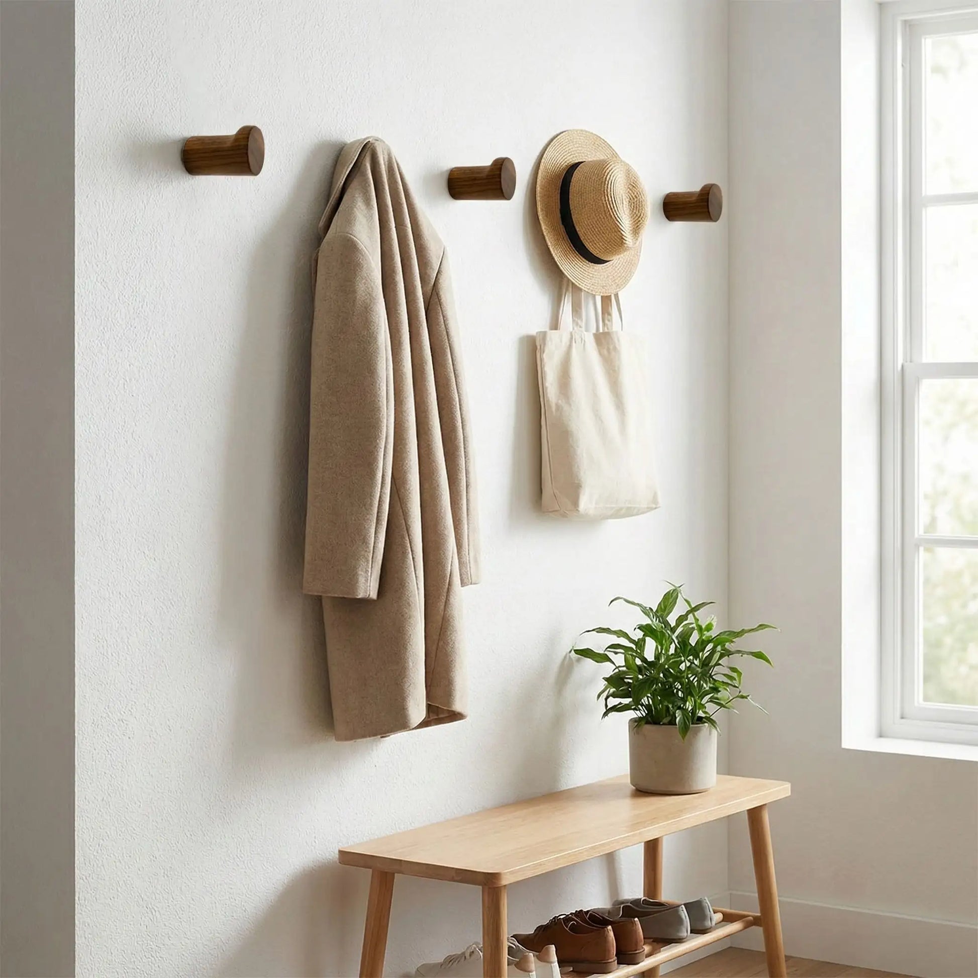 Patere bois NatureWood entrée