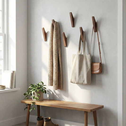 Patere bois stye scandinave