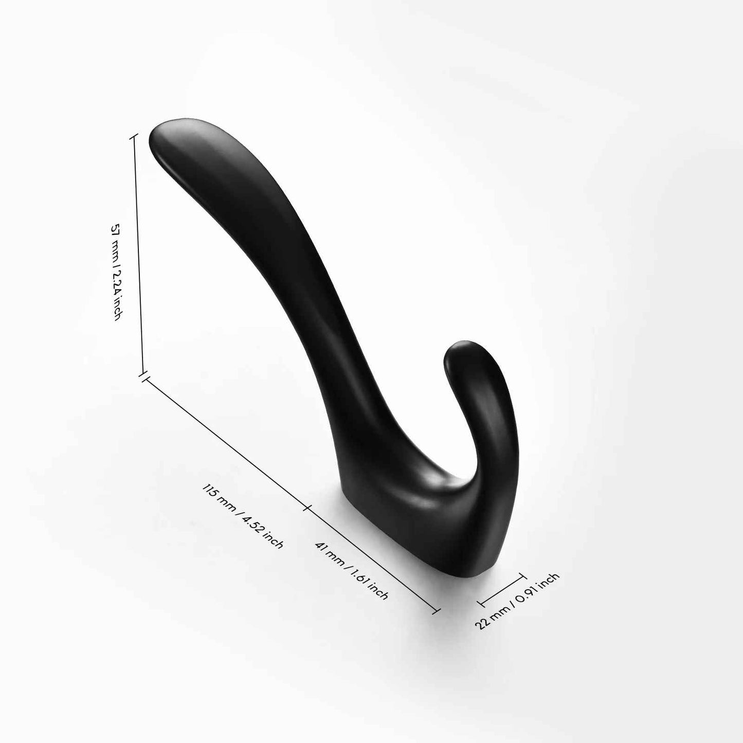 Patère | Elegance Zinc - Rangement signature