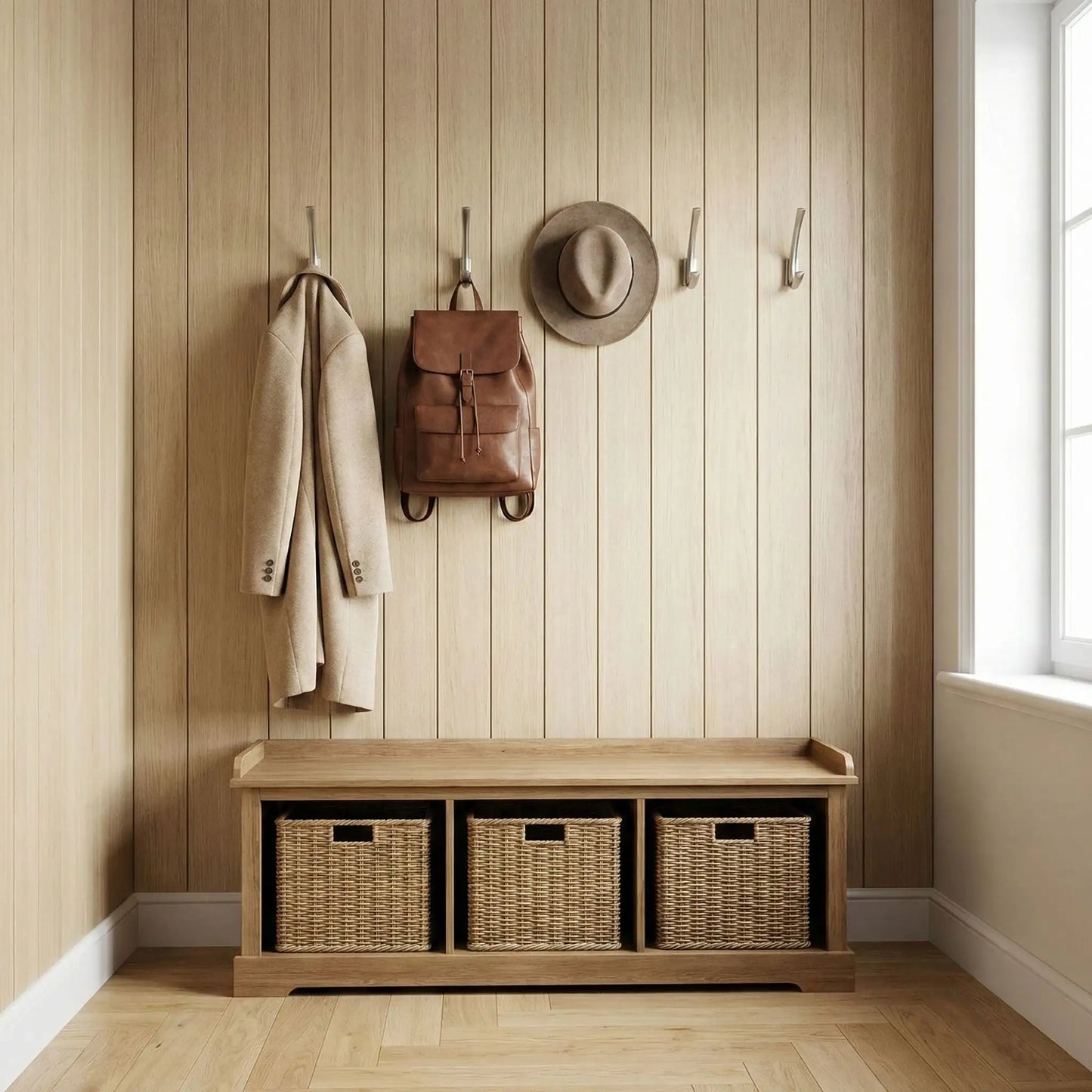 Patere entrée étroite