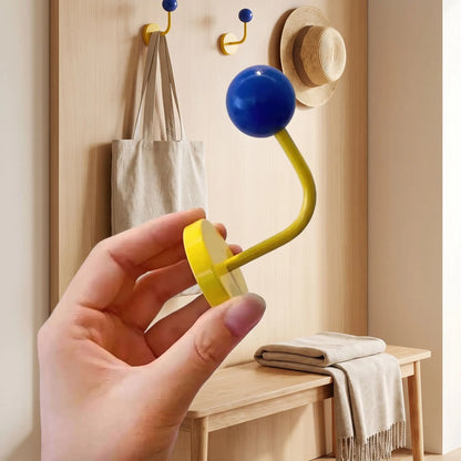 Patère magnétique LYKKE™ colorée, fixation ultra‑solide sans perçage