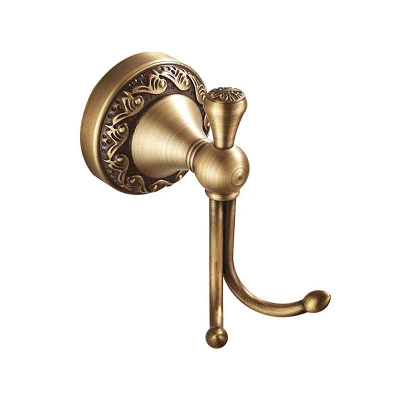 Patère métal sculpté