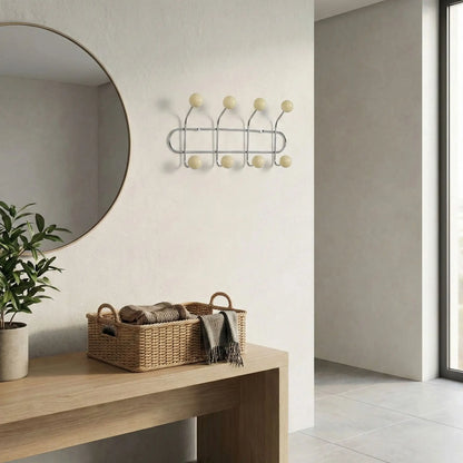 Patère murale Vintage élégance beige