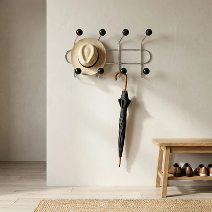 Patère murale Vintage Élégance noir