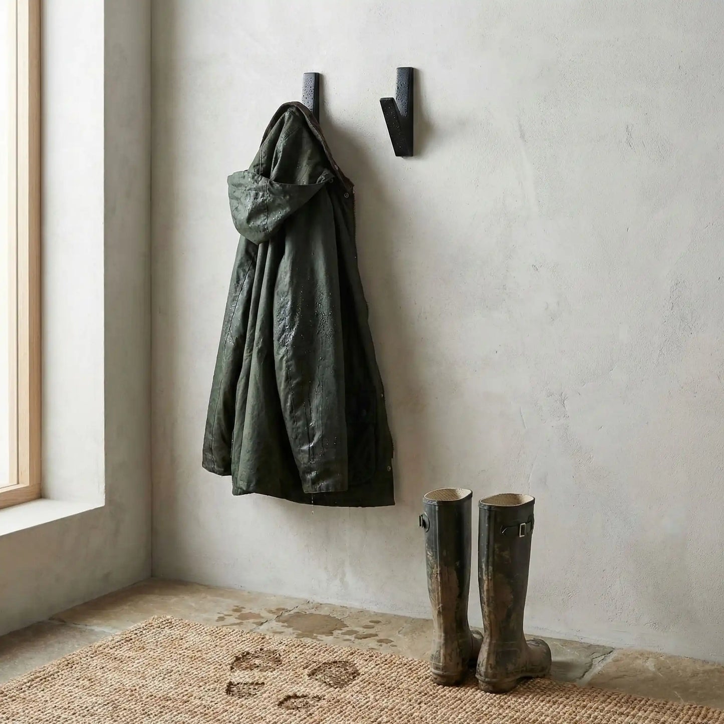 Patere zinc moderne anti-rouille