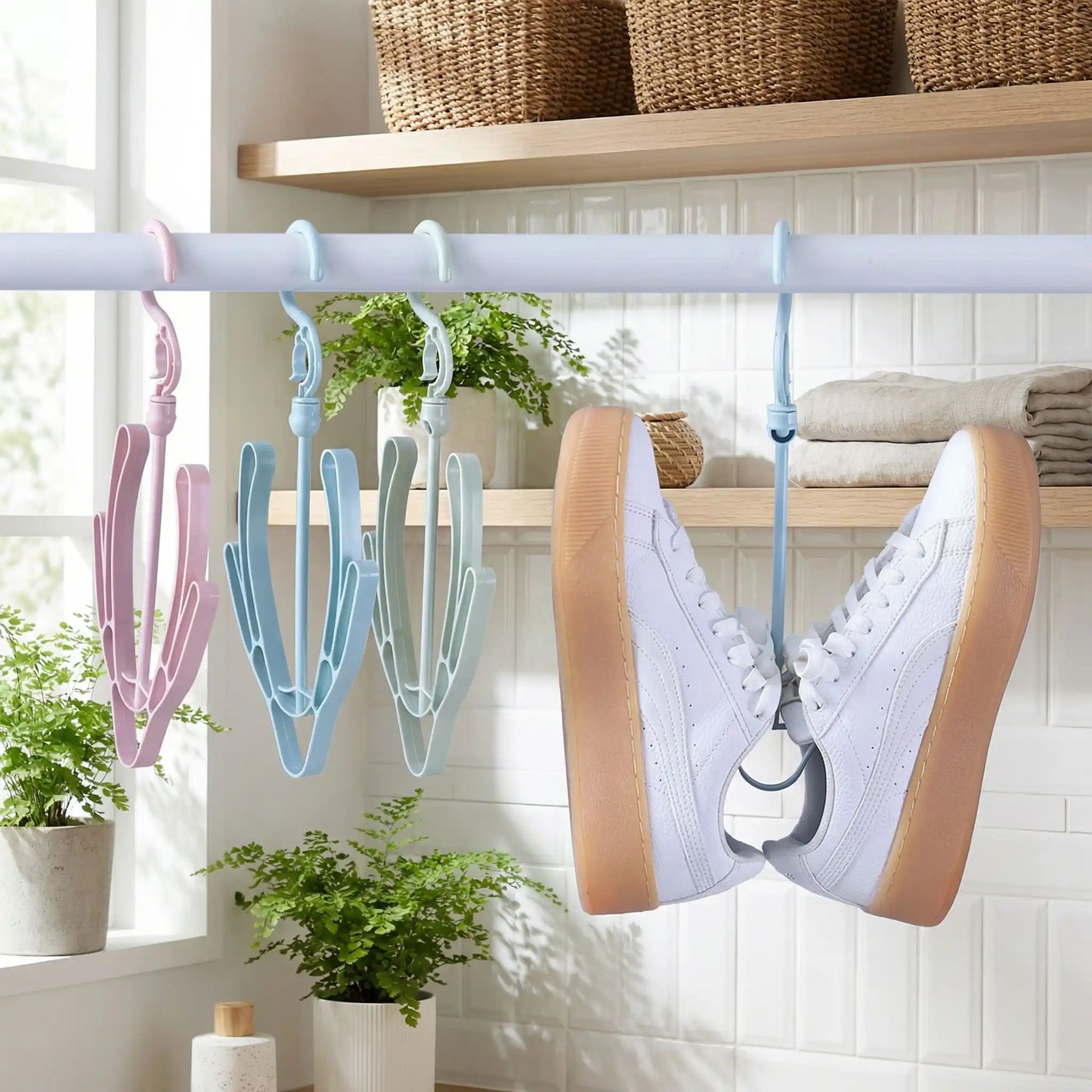 Portant chaussure 3D gain de place