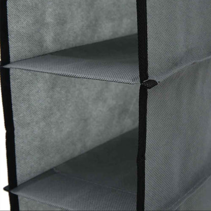 Portant pour chaussures suspendu 10 étagères tissu