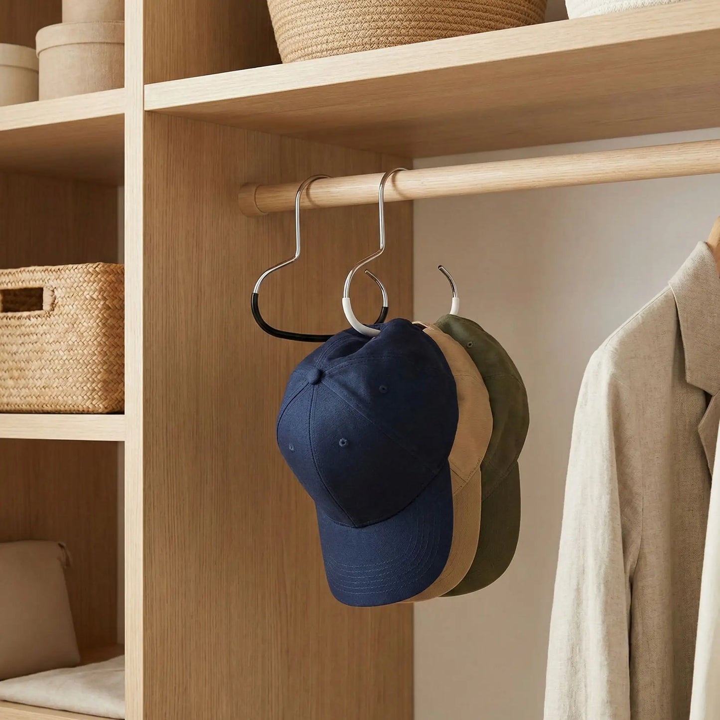 Porte casquette cintre aluminium