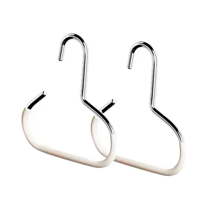 Porte-Casquette modèle cintre circulaire, lot de 2, blanc