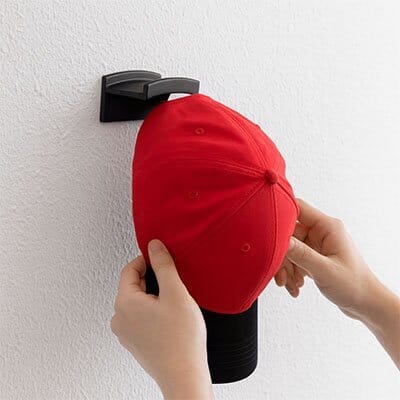 Porte Casquette Mural Premium (Lot de 10) | Rangement Signature Porte-casquette Rangement signature 