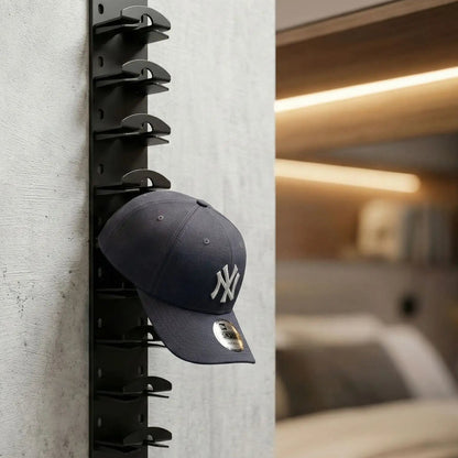 Porte-casquette mural PremiumRack pour un rangement de collectionneur dans un dressing
