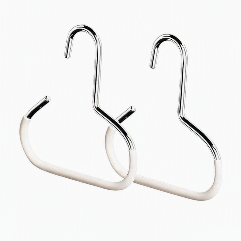 Porte casquette NORDEN™ cintre circulaire en aluminium blanc pour organiser les casquettes avec maintien optimal