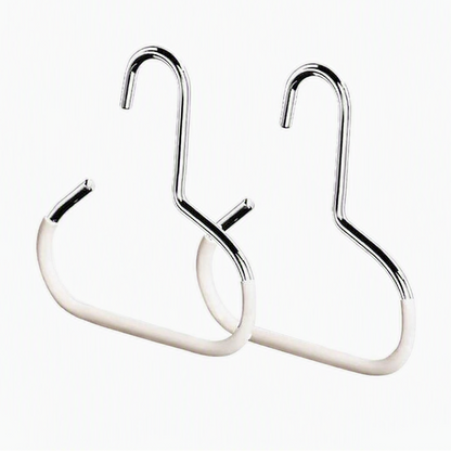 Porte casquette NORDEN™ cintre circulaire en aluminium blanc pour organiser les casquettes avec maintien optimal