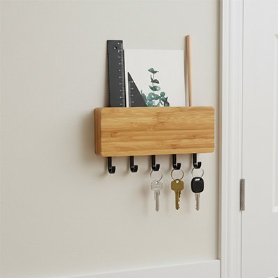 Porte clé mural avec photos