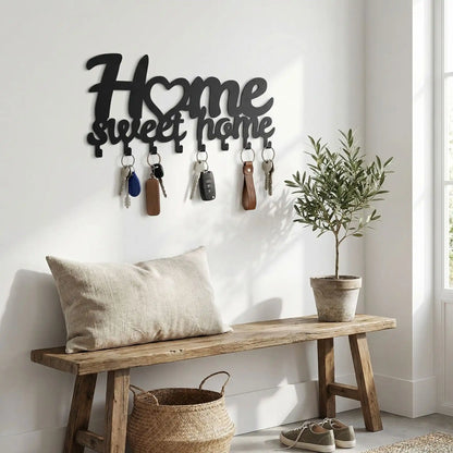 Porte-clé mural home sweet home pratique