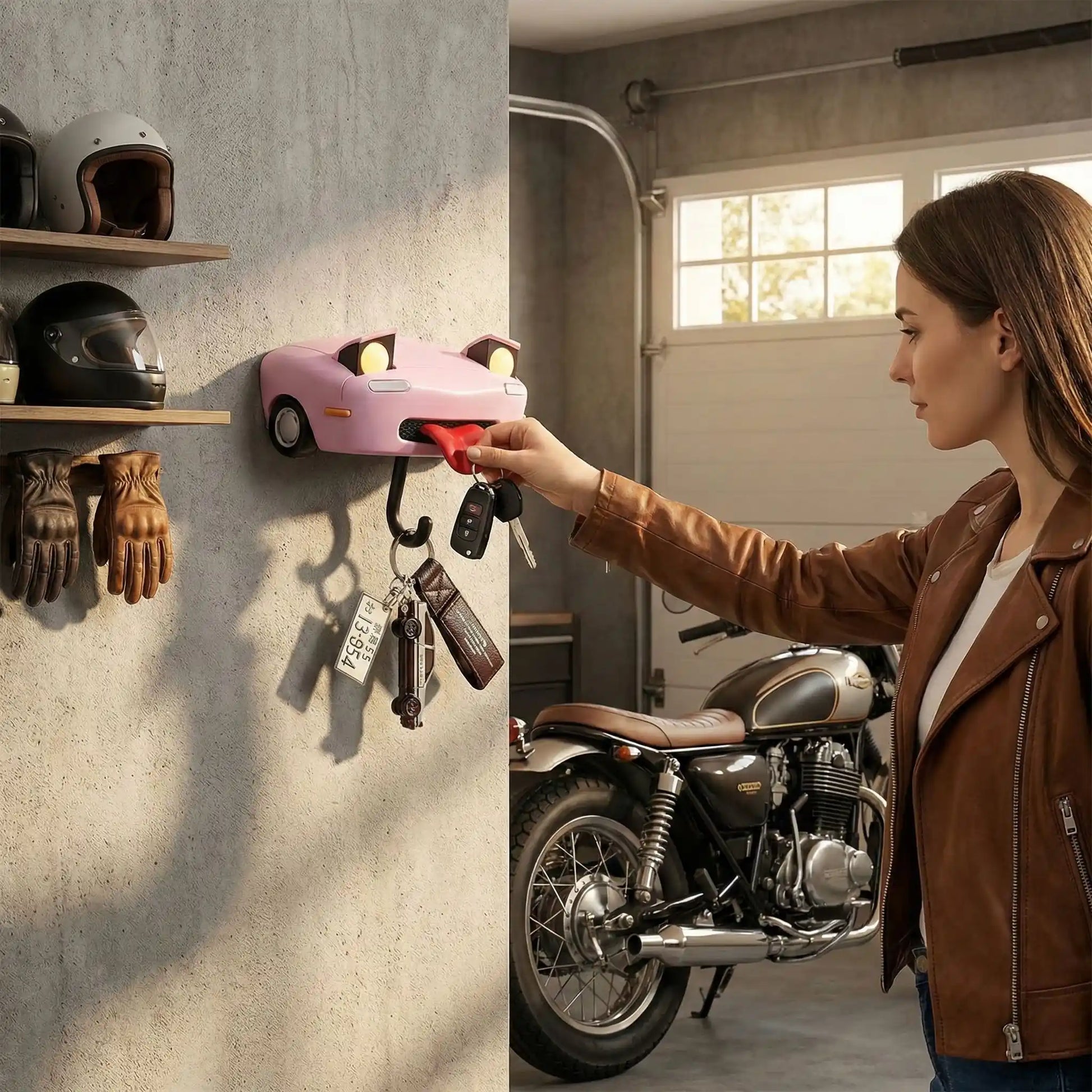 Porte clé mural original LightKey garage