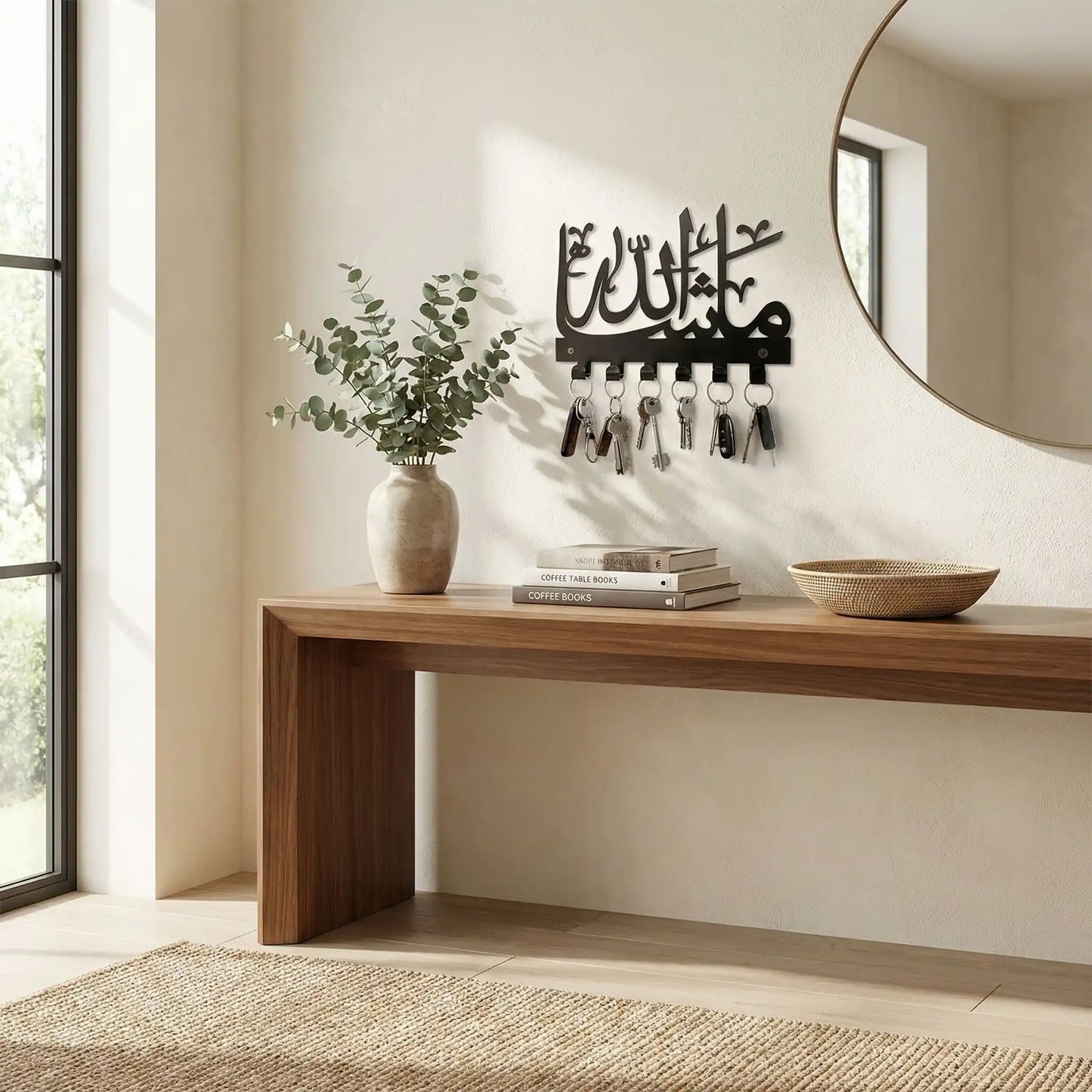 Porte cle murale mashallah entrée  lumineuse