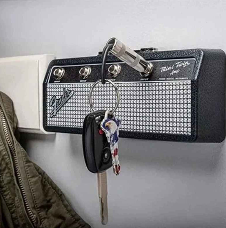 Porte clés mural Ampli Fender Rock embout