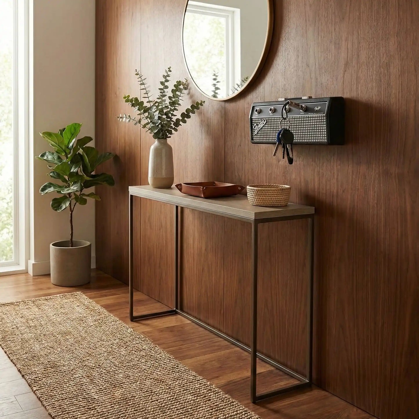 Porte clés mural Ampli Fender Rock entrée