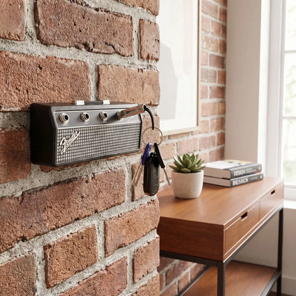 Porte‑clés mural ampli Fender Rock FJELL design vintage