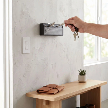porte cles mural ampli fender rock decoratif pour entree