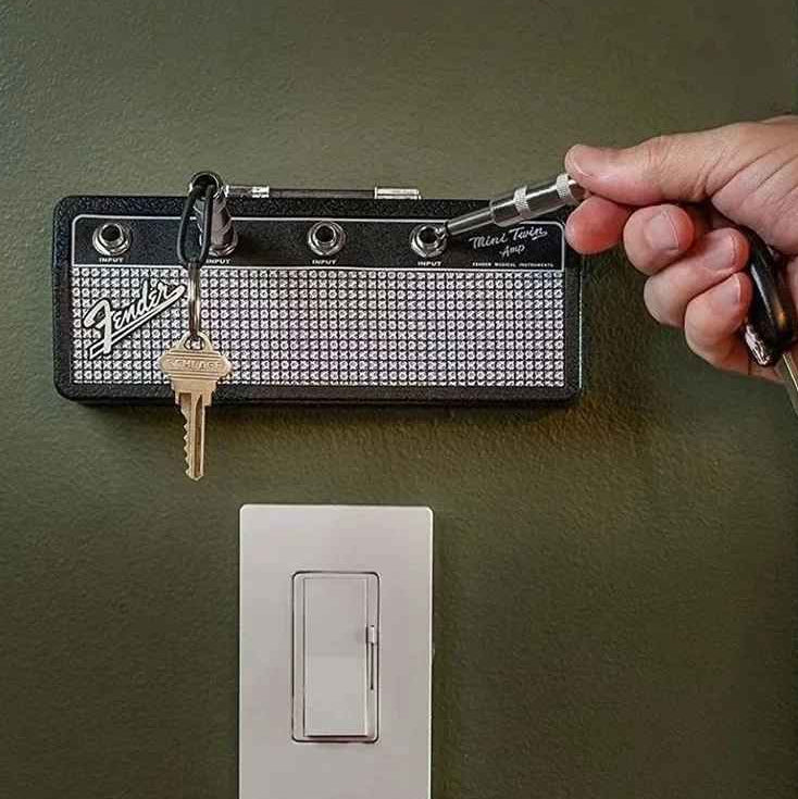 Porte clés mural Ampli Fender Rock pratique