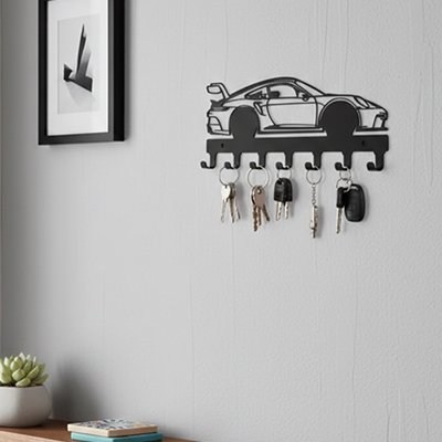 Porte-clés mural automobile