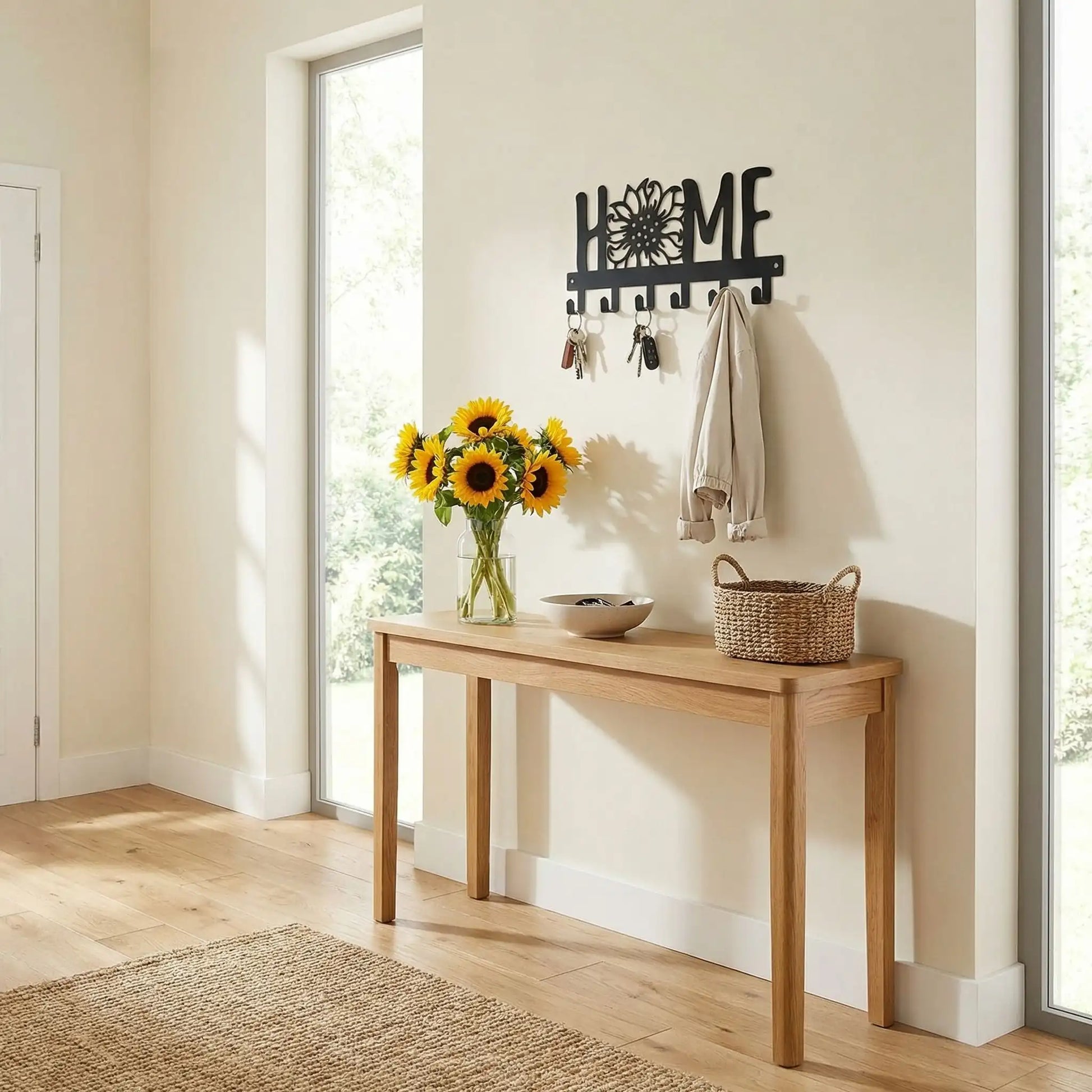 Porte cles mural Design Floral