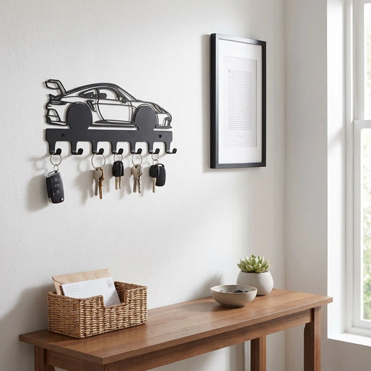 Porte‑clés mural élégance sportive métal noir LYKKE design moderne