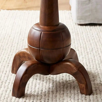 Porte‑manteau bois massif SKOG finition prestige et details sculptés