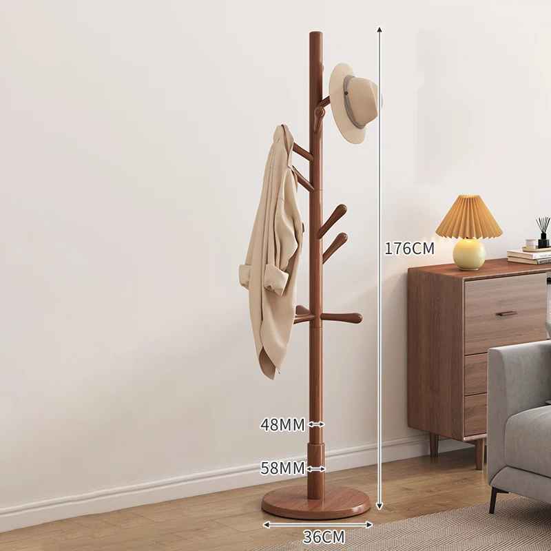 porte manteau bois noyer élégance naturelle