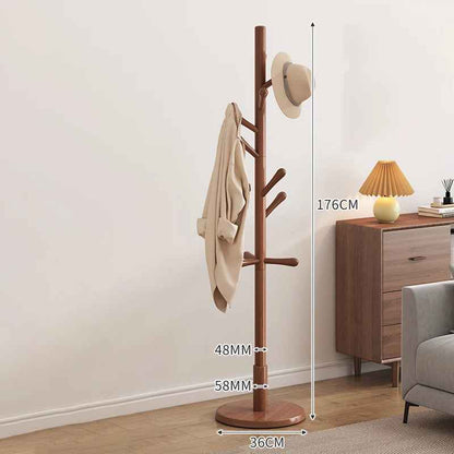 porte manteau bois noyer élégance naturelle