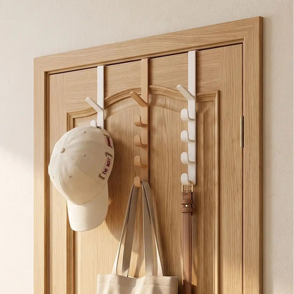 Porte‑manteau de porte sans perçage Modèle Futé en résine, vue latérale