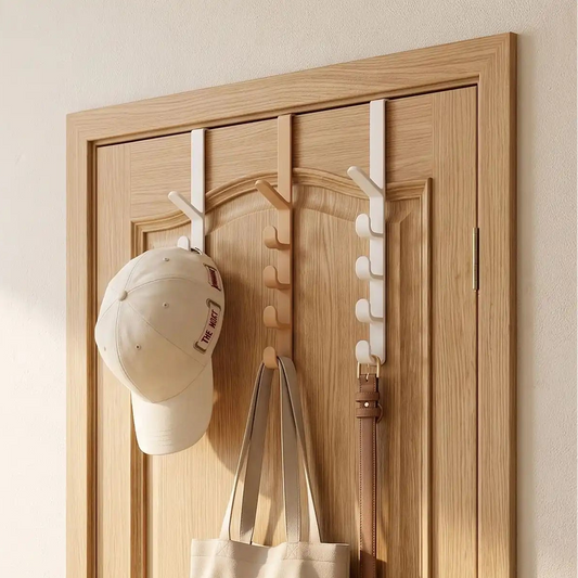 Porte‑manteau de porte sans perçage Modèle Futé en résine, vue latérale