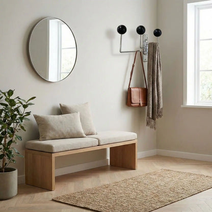 Porte manteau mural design avec sac et écharpe Rotatif Vintage