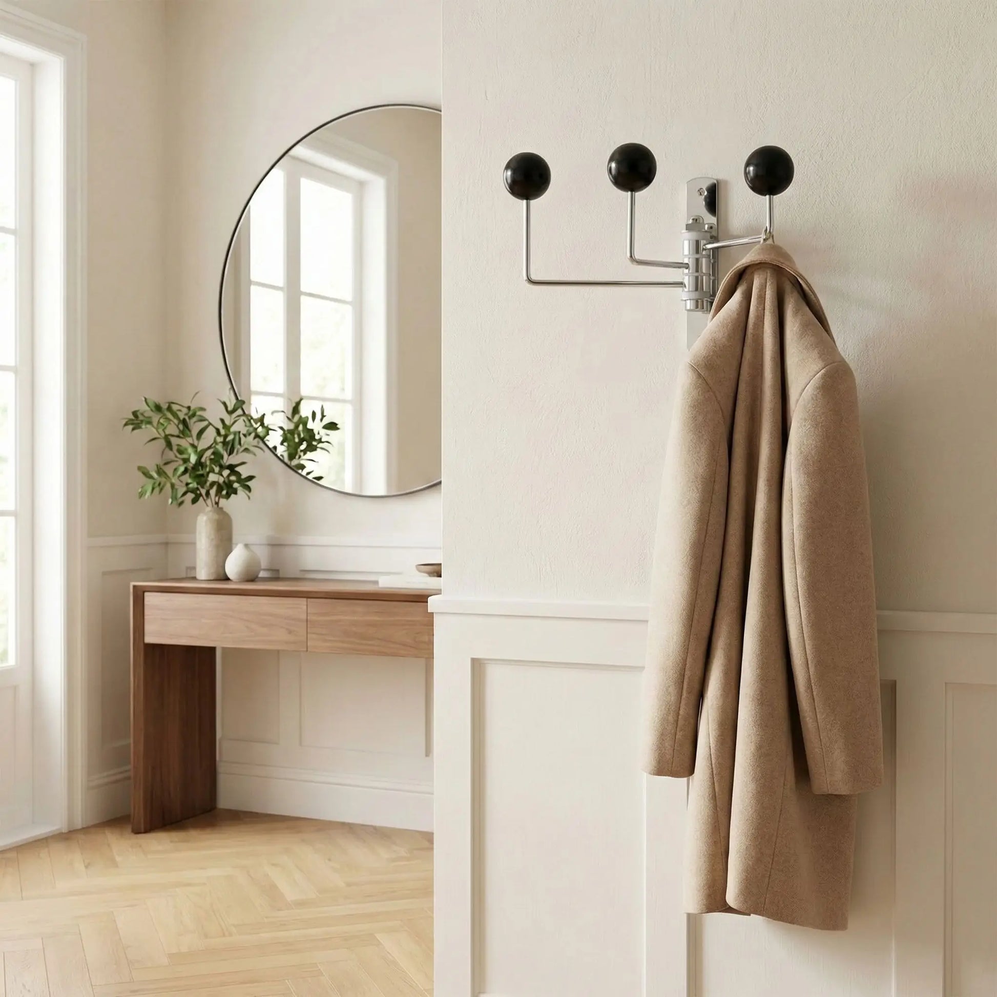 Porte manteau mural design avec veste Rotatif Vintage