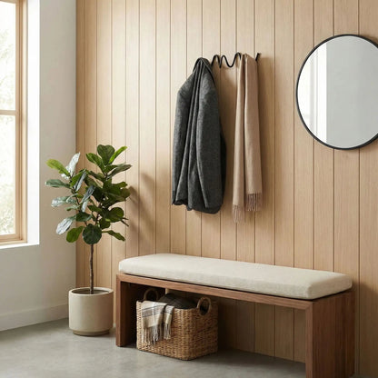 Porte-Manteau Mural Design | Élégance Ondulée - Rangement signature