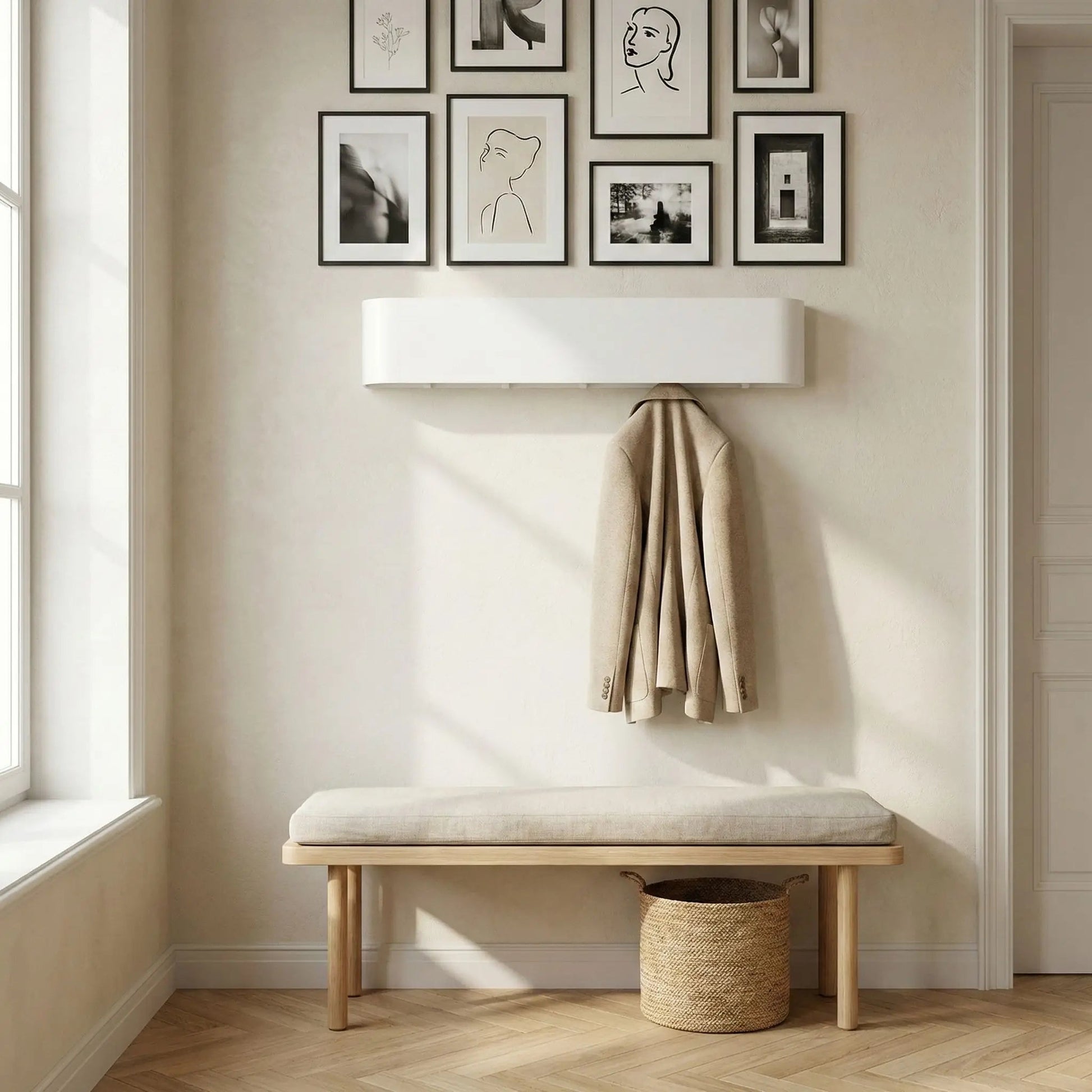 Porte-Manteau Mural Design | Eleganza - Rangement signature