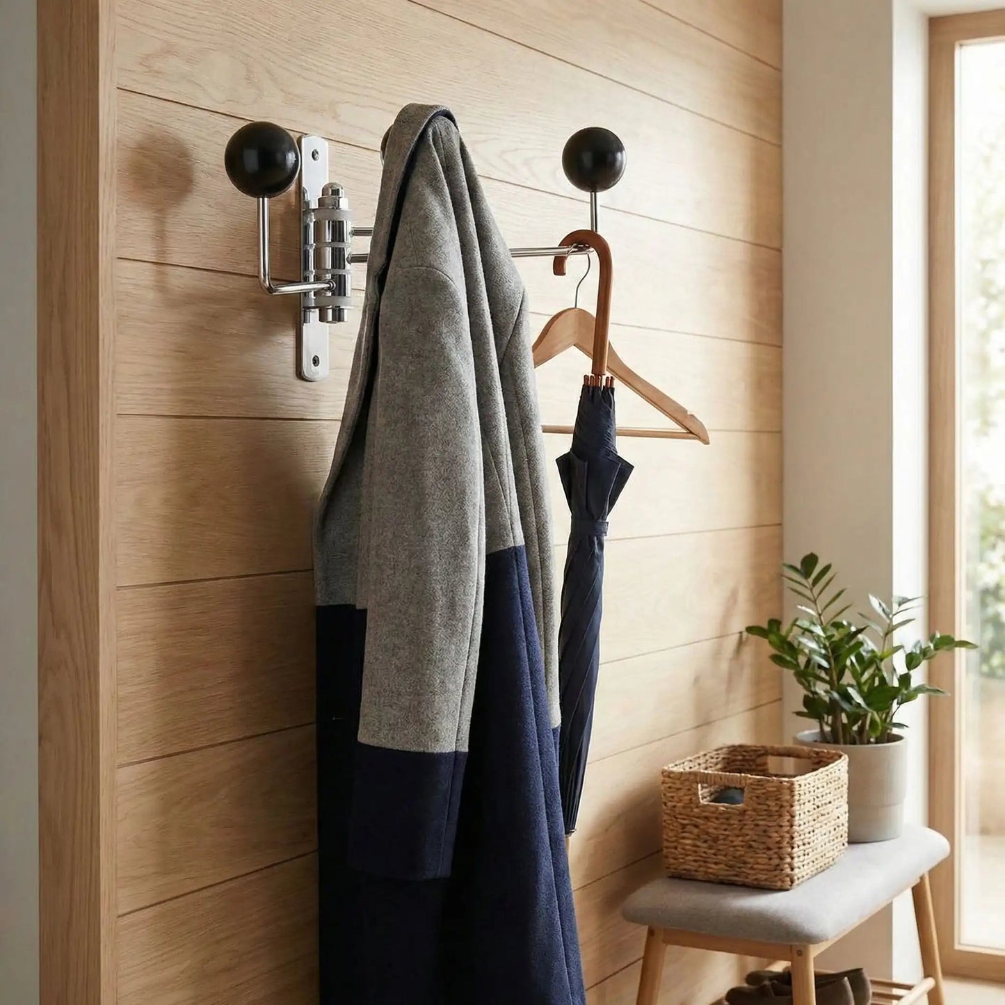 Porte-Manteau Mural Design | Rotatif Vintage - Rangement signature