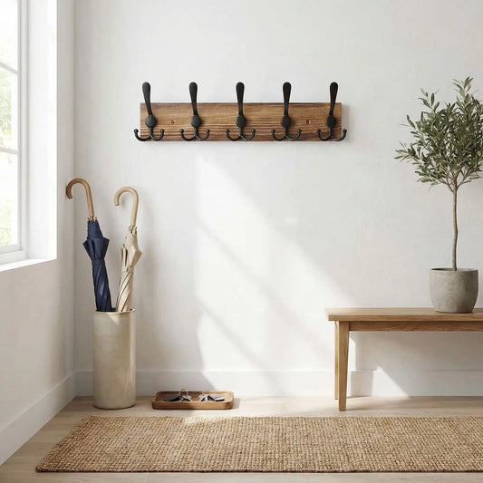 Porte manteau original 5 crochets