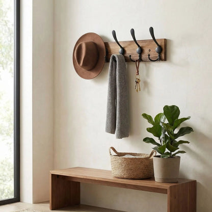 Porte manteau oriinal avec chapeau