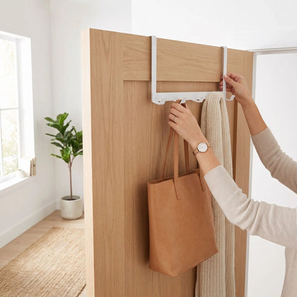 Porte-manteau porte métal noir LYKKE™ DØRPLASS pour entrée organisée