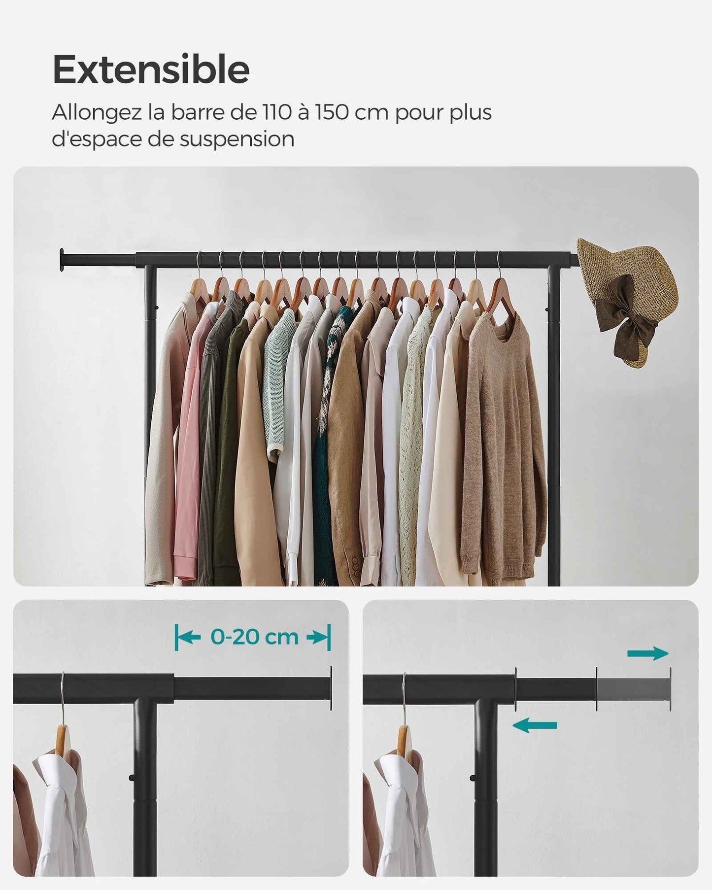 porte manteau prostyle extensible