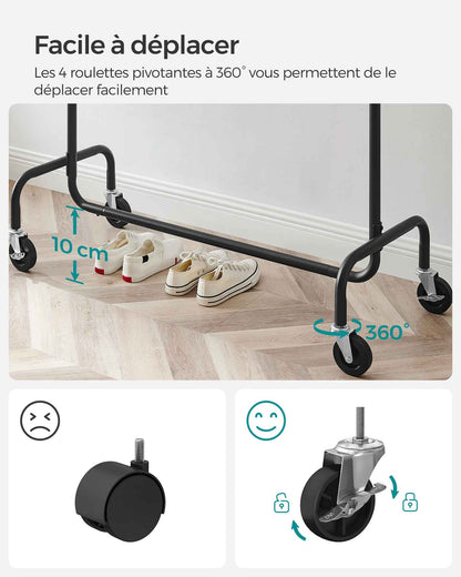 porte manteau prostyle roulettes