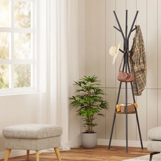 Porte‑manteau sur pied LYKKE Hooka en métal design moderne