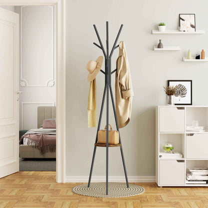 Porte‑manteau sur pied LYKKE Hooka en métal finition élégante