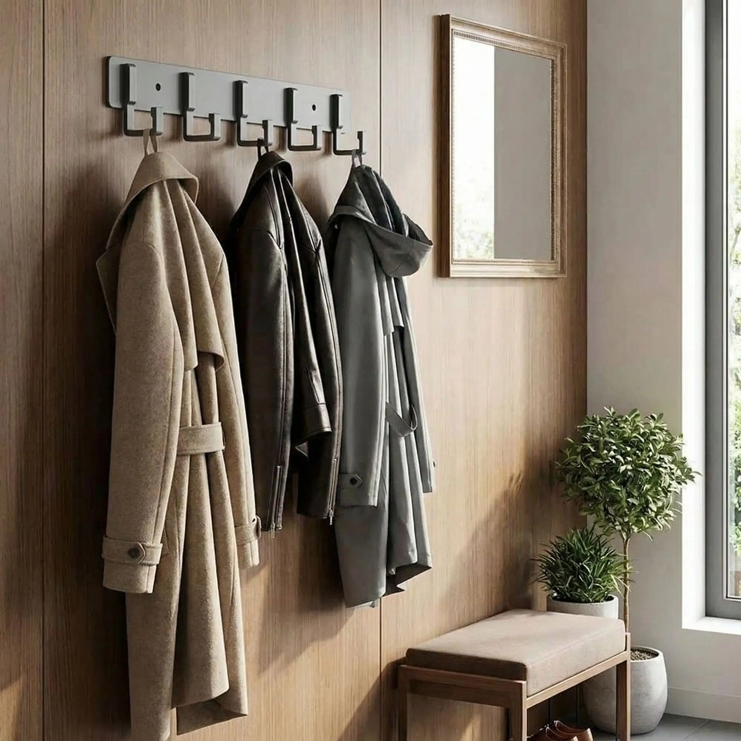 Porte-manteaux mural avec veste Alumhold