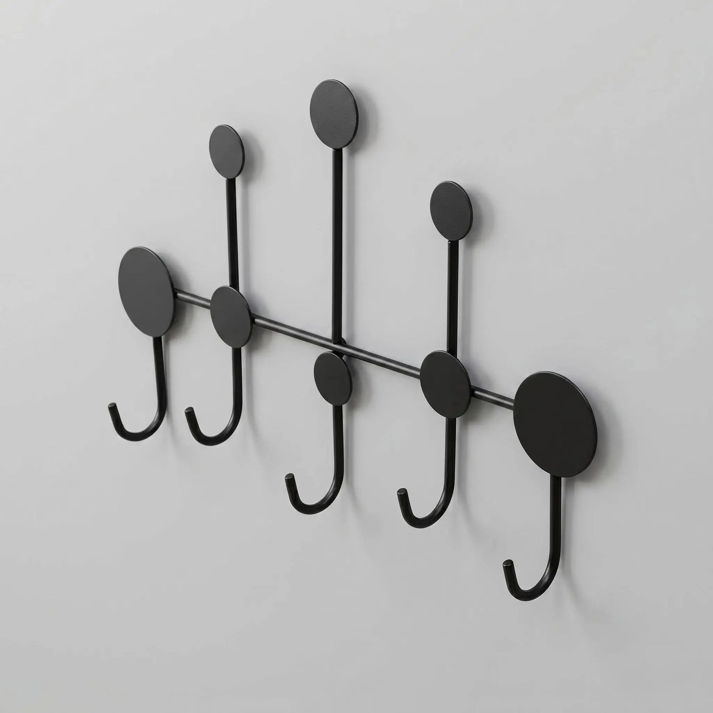 Porte‑Manteau Mural Design | Fer Forgé Orno™ (Noir ou Or) Porte-manteau mural Rangement signature Noir Mat 