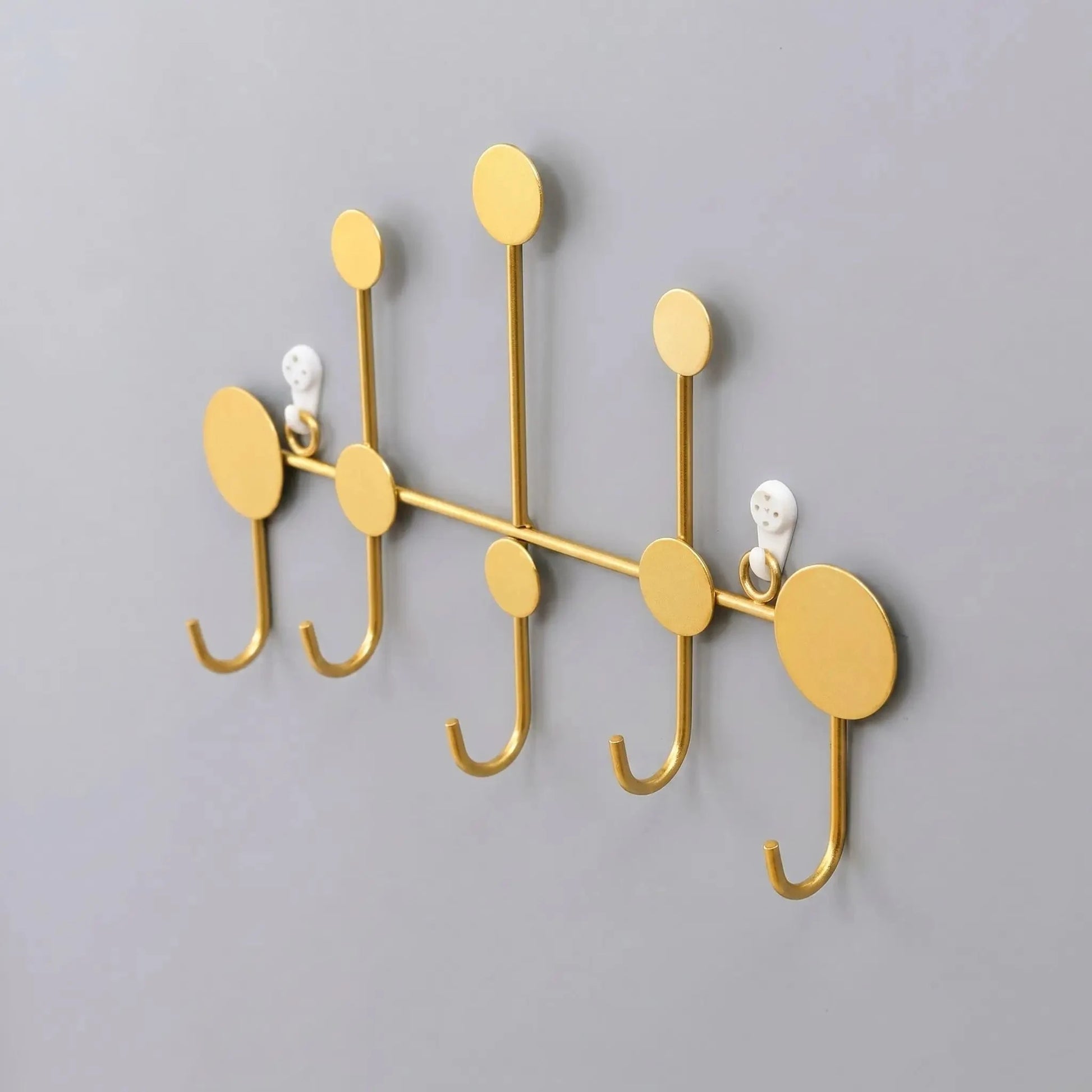 Porte‑Manteau Mural Design | Fer Forgé Orno™ (Noir ou Or) Porte-manteau mural Rangement signature Or Luxueux 