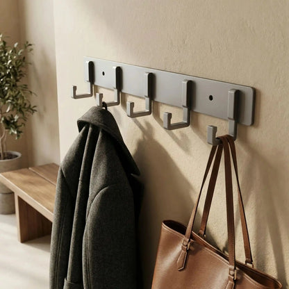 Porte‑manteaux mural design | Aluminium – Gain de place & Solidité Porte-manteau mural Rangement signature 
